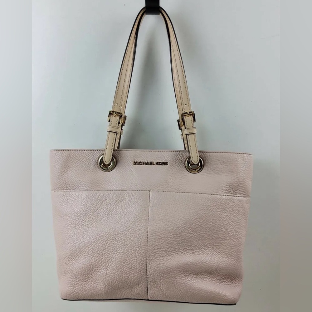 COPY - Michael Kors Pebbled Leather Shoulder Handbag Purse Pale Pink